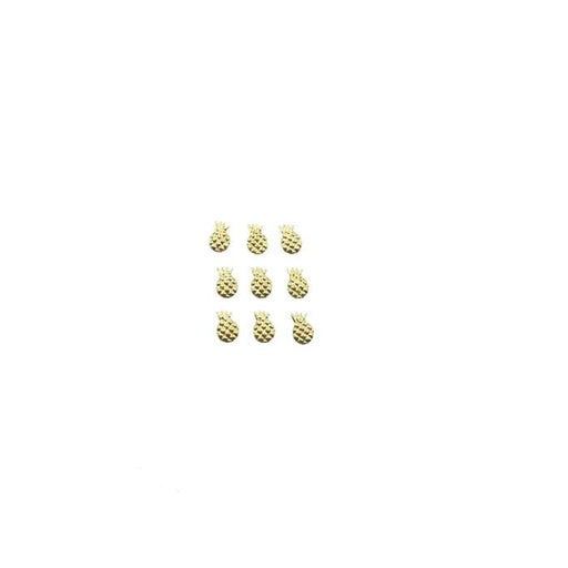 Japanese Studs Pineapple [GOLD] - OceanNailSupply