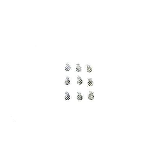 Japanese Studs Pineapple [SILVER] - OceanNailSupply
