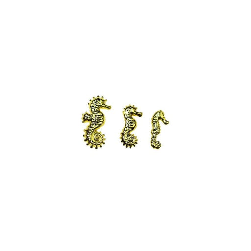 Japanese Studs Seahorse [GOLD] - OceanNailSupply