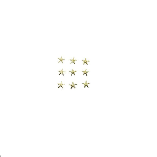 Japanese Studs Starfish [GOLD] - OceanNailSupply
