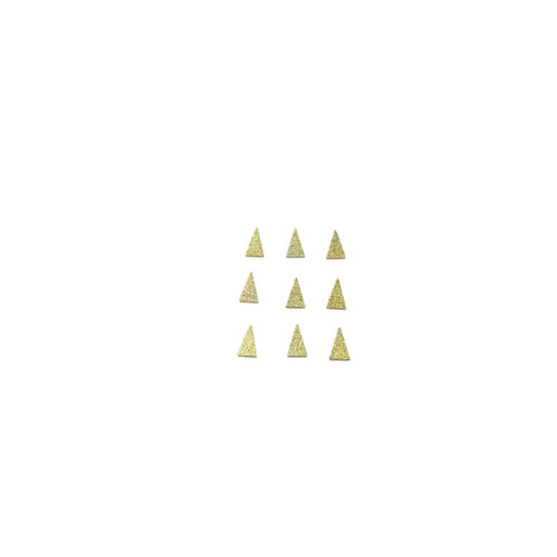 Japanese Studs Texture Arrowhead Flat [GOLD] - OceanNailSupply