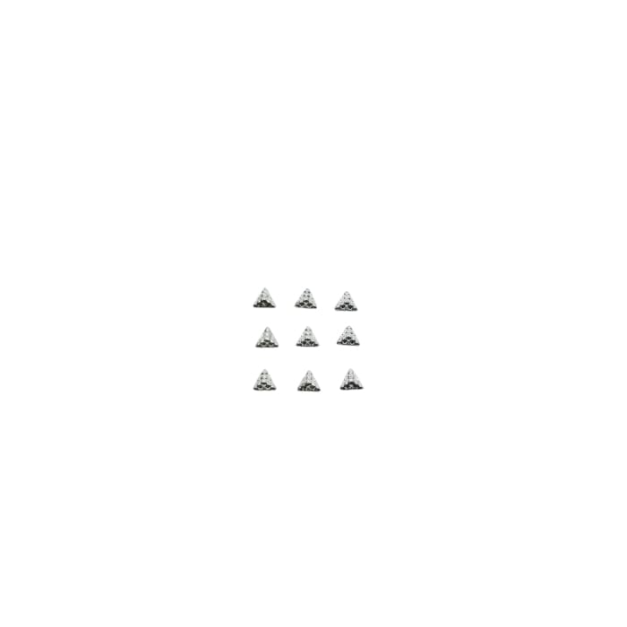 Japanese Studs Texture Pyramid [SILVER] - OceanNailSupply