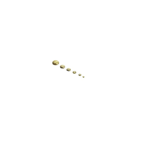 Japanese Studs Texture Round [GOLD] - OceanNailSupply
