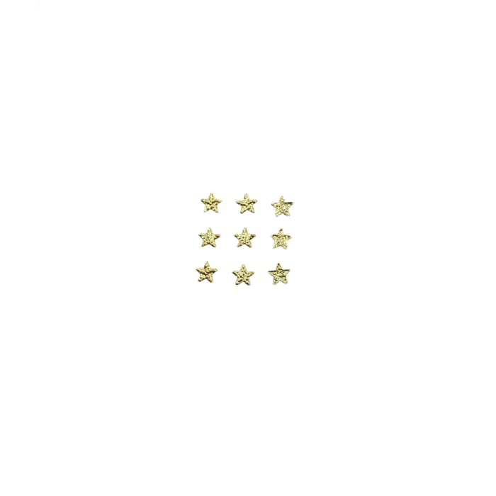 Japanese Studs Texture Starfish [GOLD] - OceanNailSupply