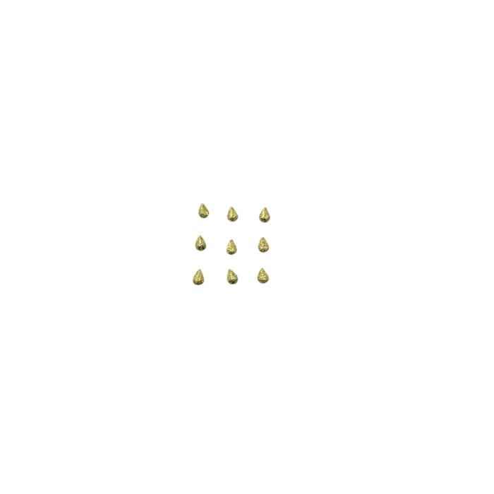 Japanese Studs Texture Teardrop [GOLD] - OceanNailSupply
