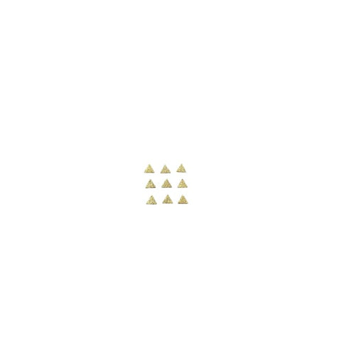 Japanese Studs Texture Triangle Flat [GOLD] - OceanNailSupply