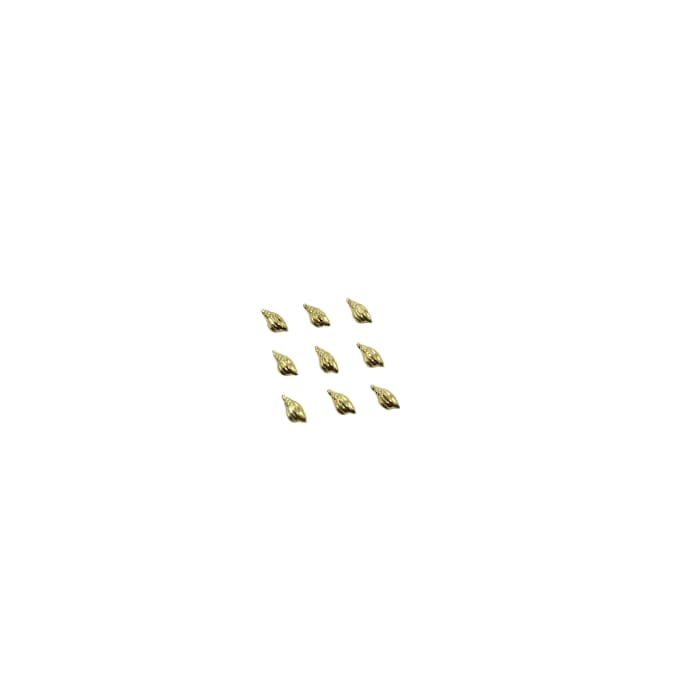 Japanese Studs Tulip Shell [GOLD] - OceanNailSupply