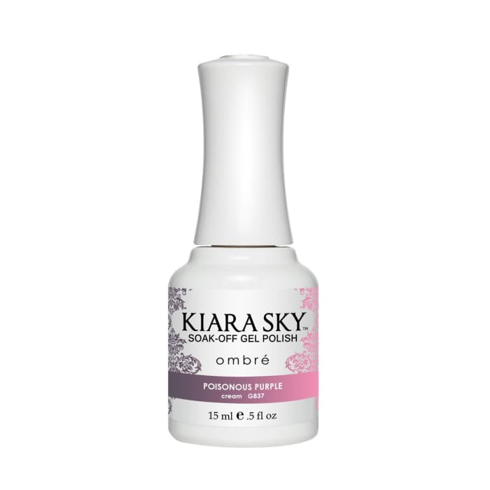 Kiara Sky Ombre GEL POLISH - G837 POISONOUS PURPLE - OceanNailSupply