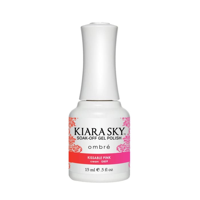 Kiara Sky Ombre GEL POLISH - G839 KISSABLE PINK - OceanNailSupply