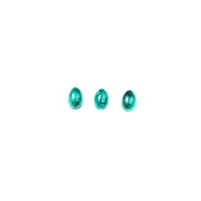 Marble stone Pointed Oval - Jade - OceanNailSupply