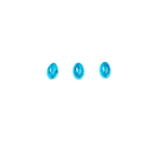Marble stone Pointed Oval - Turquoise - OceanNailSupply