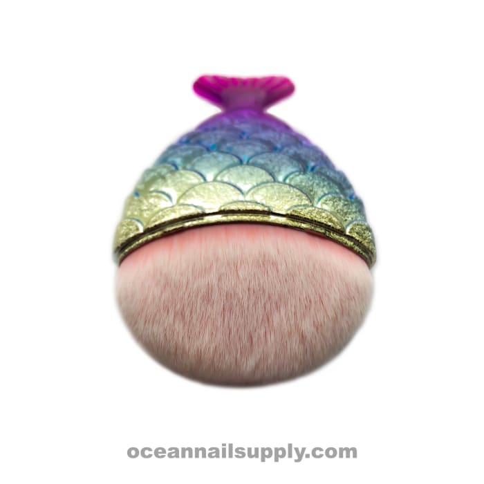 Mermaid Tail Dust Brush - OceanNailSupply
