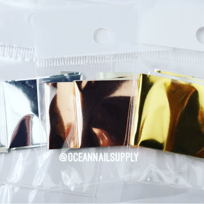 Metallic Transfer Foils - OceanNailSupply