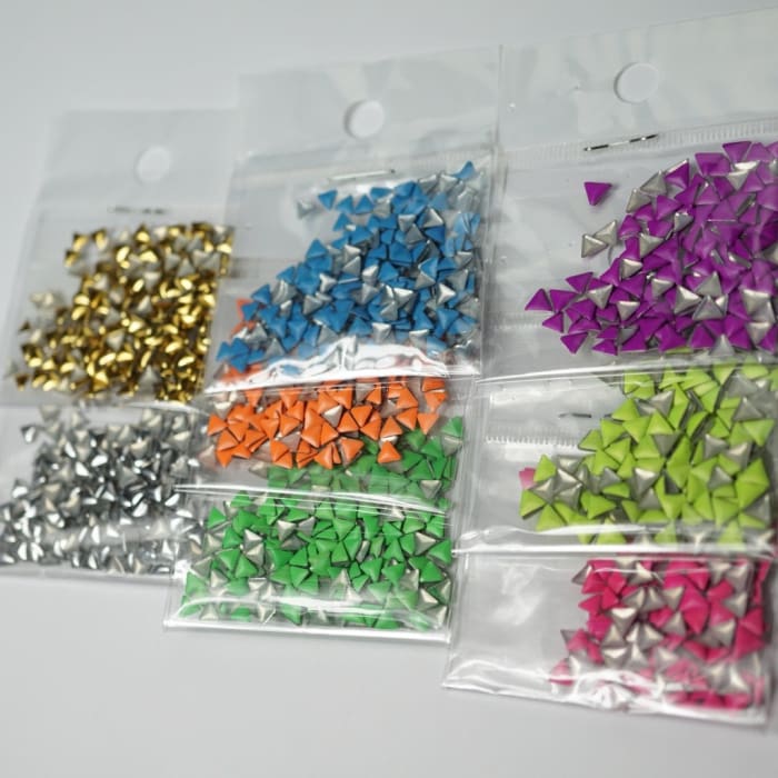 Neon stud mixed packs - OceanNailSupply