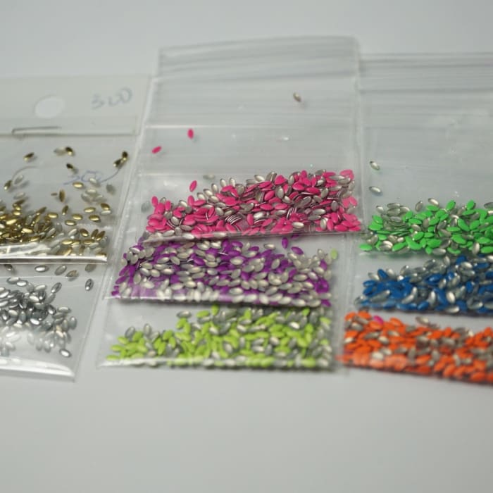 Neon stud mixed packs - OceanNailSupply