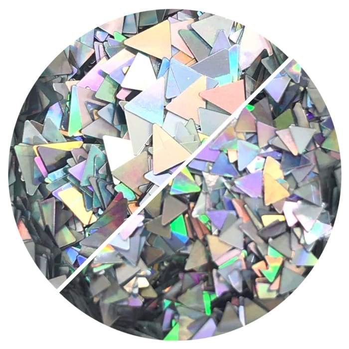 Ocean Holographic Triangle Glitter - OceanNailSupply