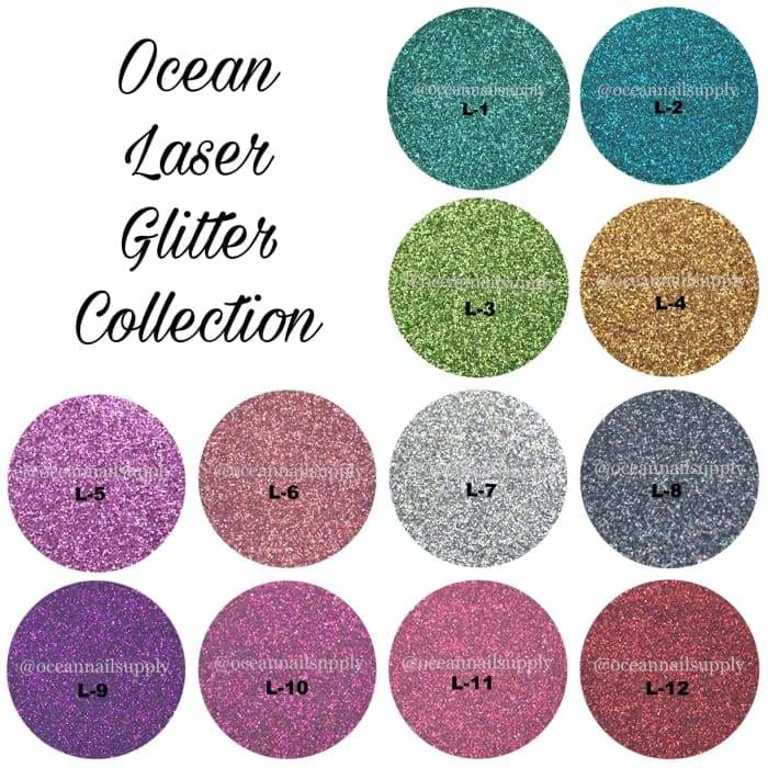 Ocean Laser Glitter Collection - OceanNailSupply