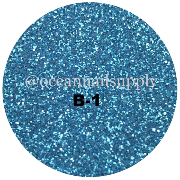 Ocean Metallic Glitter Collection - Blue - OceanNailSupply