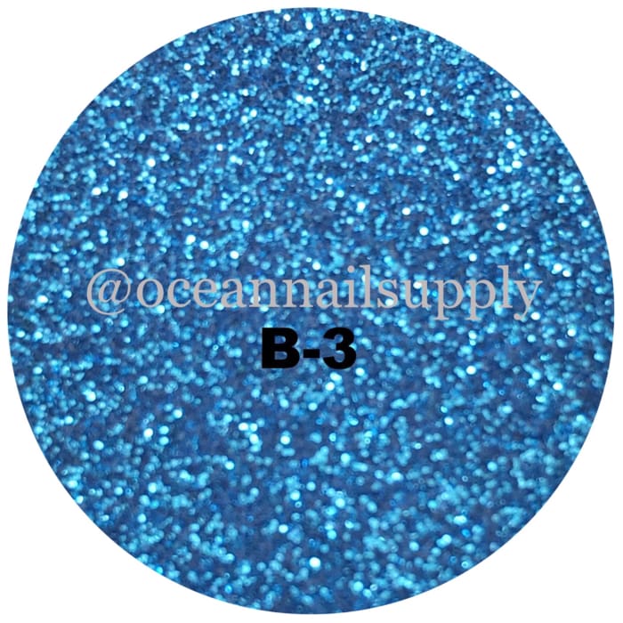 Ocean Metallic Glitter Collection - Blue - OceanNailSupply