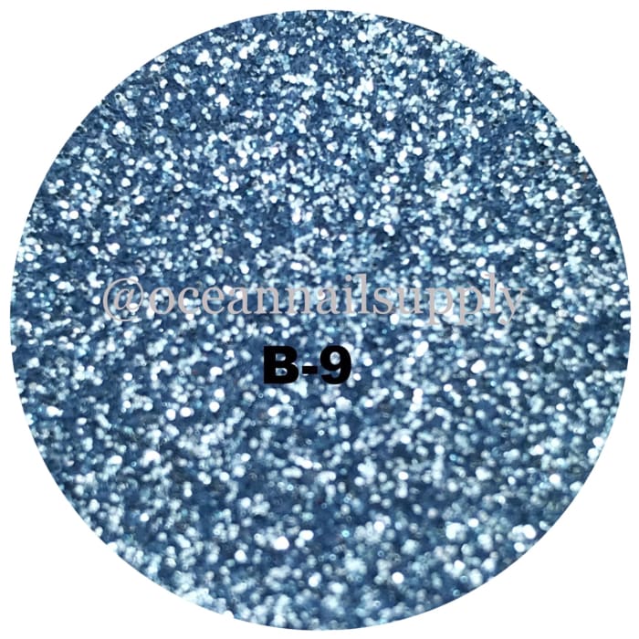 Ocean Metallic Glitter Collection - Blue - OceanNailSupply