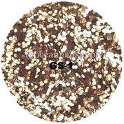 Ocean Metallic Glitter Collection - Gold + Silver - OceanNailSupply