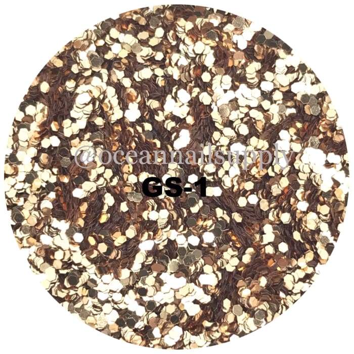 Ocean Metallic Glitter Collection - Gold + Silver - OceanNailSupply