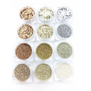 Ocean Metallic Glitter Collection - Gold + Silver - OceanNailSupply
