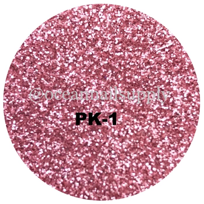 Ocean Metallic Glitter Collection - Pink - OceanNailSupply