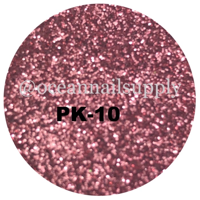 Ocean Metallic Glitter Collection - Pink - OceanNailSupply