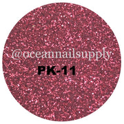 Ocean Metallic Glitter Collection - Pink - OceanNailSupply
