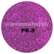 Ocean Metallic Glitter Collection - Pink - OceanNailSupply