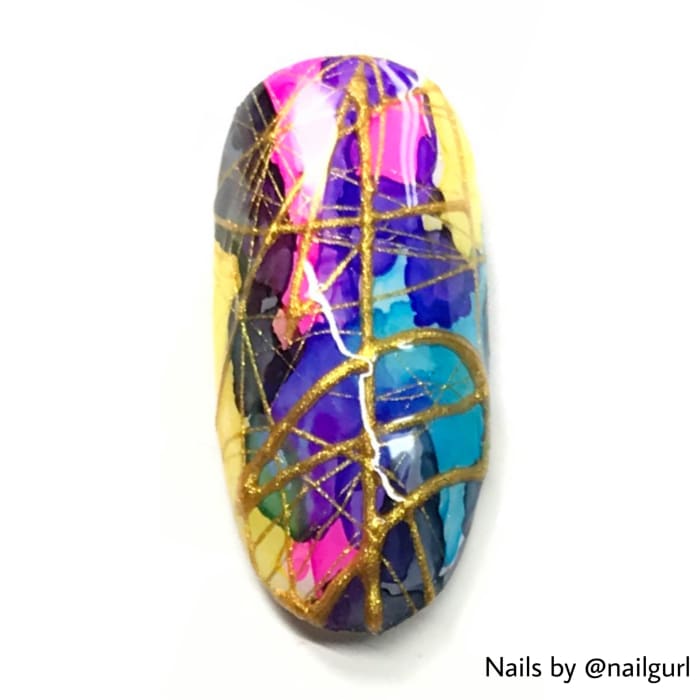 Ocean Spider Gel - Gold - OceanNailSupply