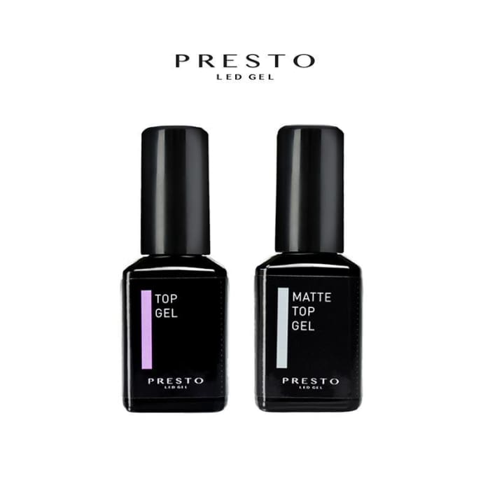 PRESTO TOP AND MATTE TOP GEL BUNDLE [BOTTLE] - OceanNailSupply