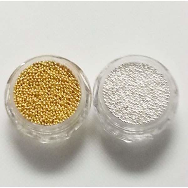 Silver Metal Balls - OceanNailSupply