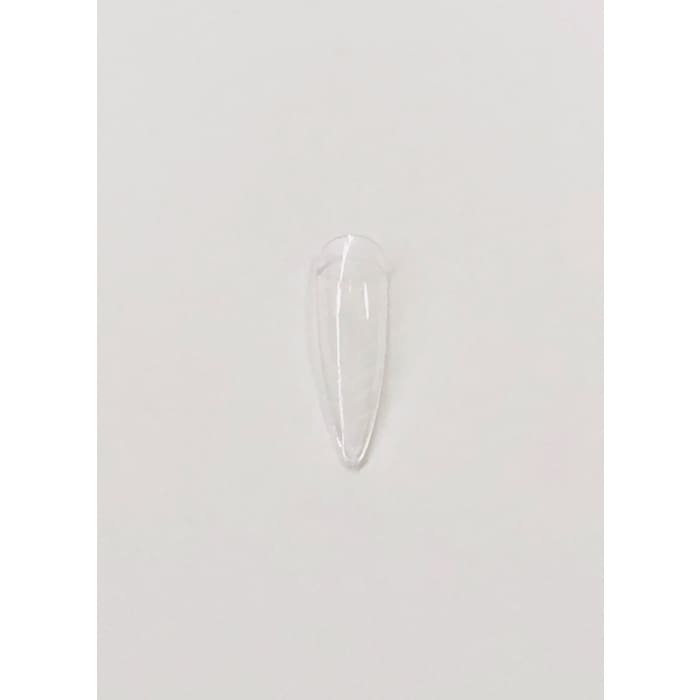 Press-On Nail Tips in Coffin or Stiletto (Clear) - OceanNailSupply