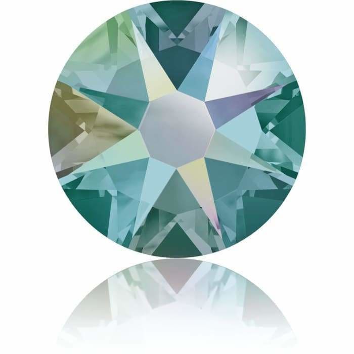 Swarovski Blue Zircon AB Flatback - OceanNailSupply