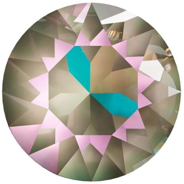 Swarovski Chaton Fancy Army Green Delite Unfoiled - OceanNailSupply