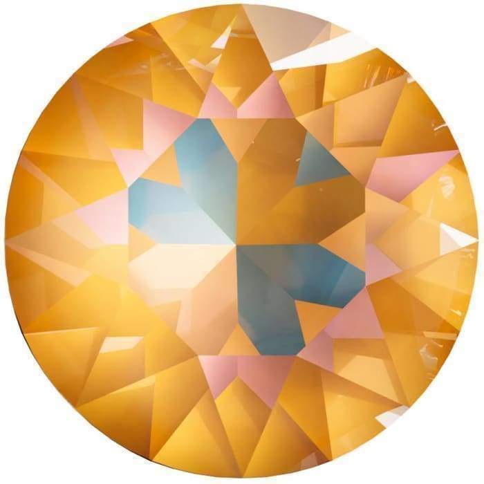 Swarovski Chaton Fancy Ochre Delite Unfoiled - OceanNailSupply