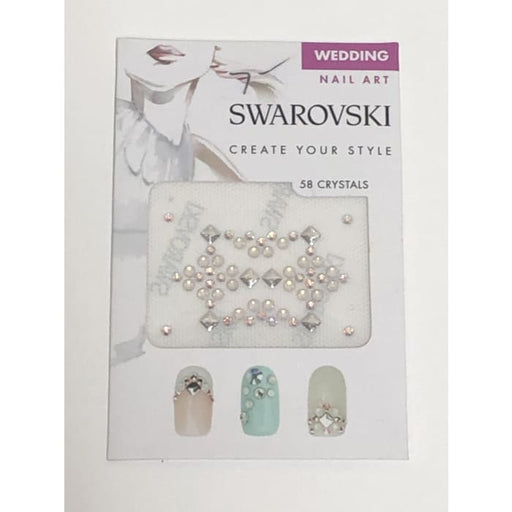 Swarovski Crystal Nail Art - Wedding - OceanNailSupply