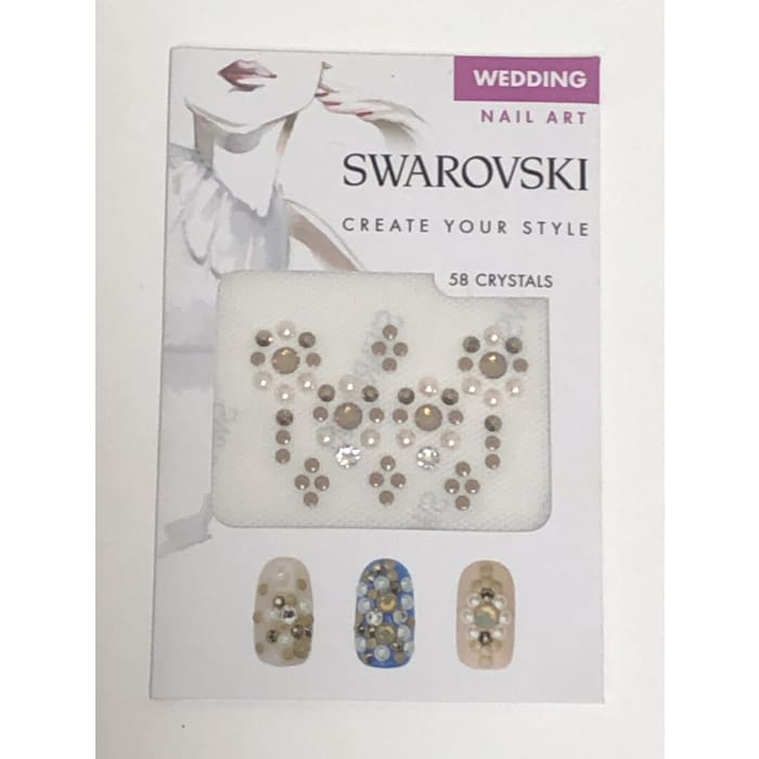 Swarovski Crystal Nail Art - Wedding - OceanNailSupply