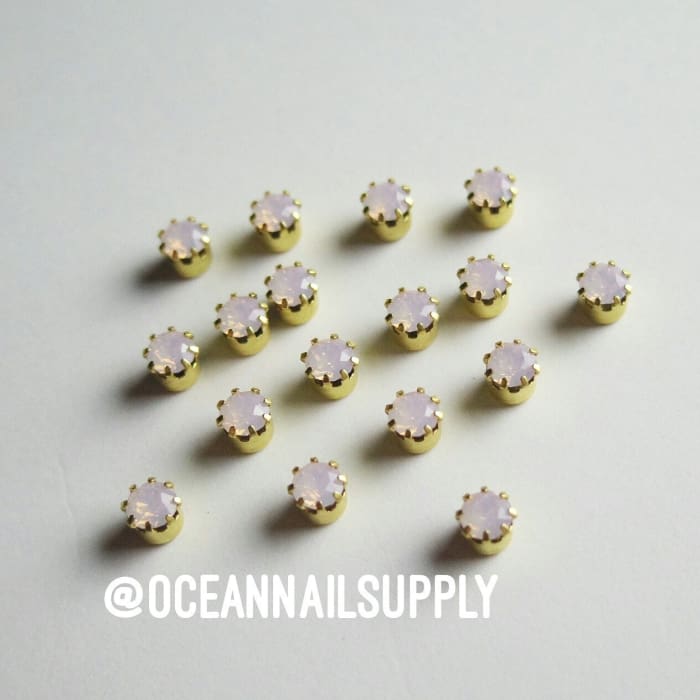 Swarovski Crystals Rose Water Opal (w/Setting) - OceanNailSupply