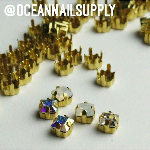 Swarovski Crystals Setting 4mm 20pcs - OceanNailSupply