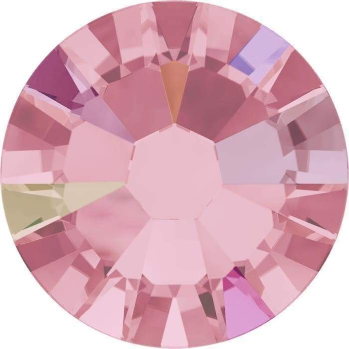 Swarovski Light Rose AB Flatback - OceanNailSupply