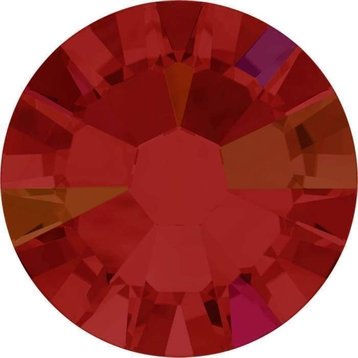 Swarovski Light Siam AB Flatback - OceanNailSupply