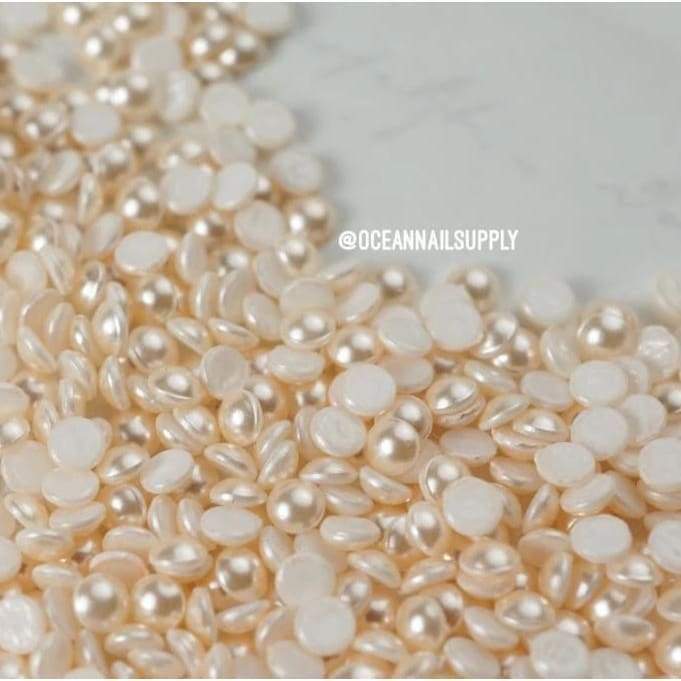 Swarovski Pearl Creamrose Flatback - OceanNailSupply