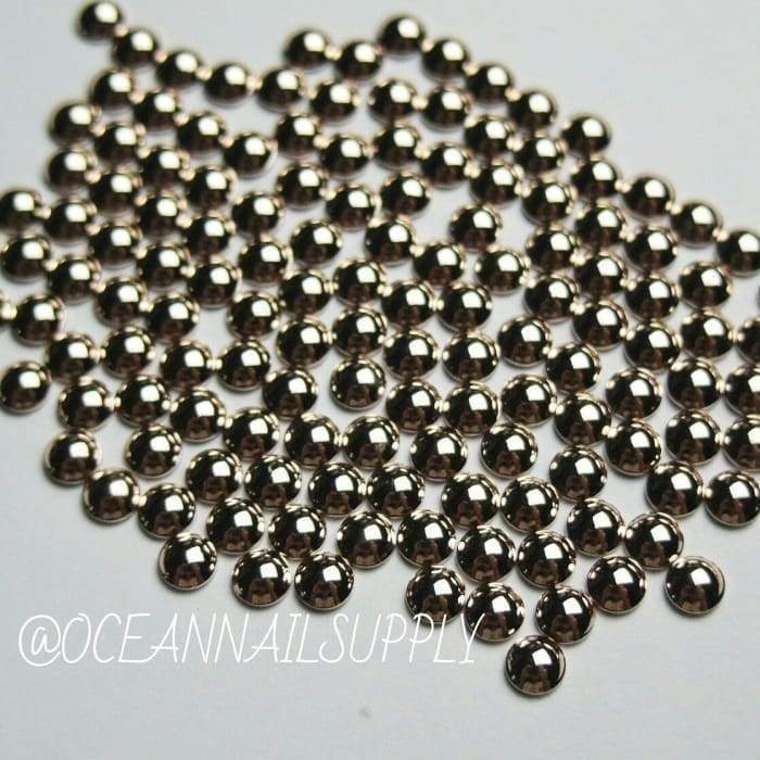 Swarovski Pearl Rose Gold Flatback - OceanNailSupply