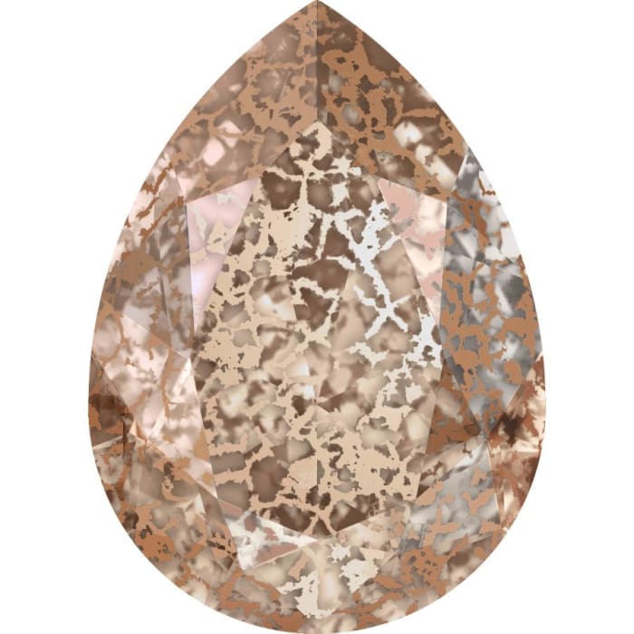 Swarovski Rose Gold Pear Fancy Mixed Pack - OceanNailSupply