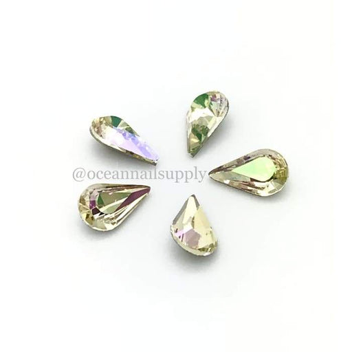 Swarovski Teardrop Fancy Luminous Green - OceanNailSupply