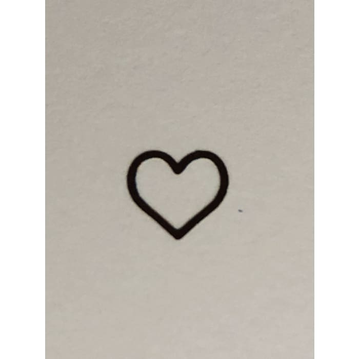 Thin Frame Gold Heart Frame - OceanNailSupply