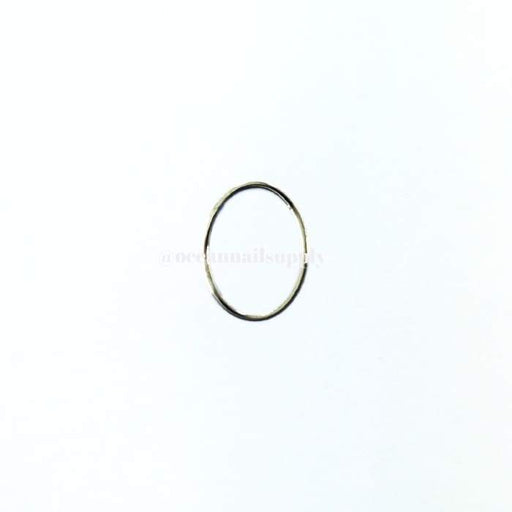 Thin Frame Gold Oval Frame - OceanNailSupply